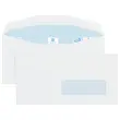 1000 enveloppes MSPA blanches 114x229 fen 45x100 80gr gommées Fiducial