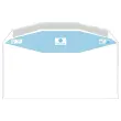 1000 enveloppes MSPA blanches 114x229 80grgommées Fiducial