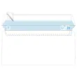 500 enveloppes blanches 110x220 mm 75g bande siliconée