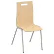 Chaise NINA - coque bois Blueprotech® Classic C1 - aluminium épox