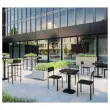 2 Chaises BISTRO en m&eacute;tal noirs int&eacute;rieurs et ext&eacute;rieurs mont&eacute;es 
