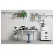 Tabouret oscillant bleu