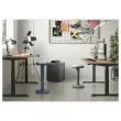 Tabouret oscillant bleu