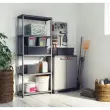Etag&egrave;re &ndash; L 75 cm &ndash; 5 rayonnages &ndash; Noir 