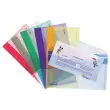 6 pochettes polypropylène à scratch - Assortis