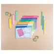 6 pochettes polypropylène recyclé A5 - Assortis