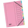 Trieur avec élastique - dos extensible renforcé - 12 compartiments