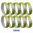 500 Bracelets Tyvek - Jaune - AVERY