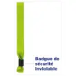 100 bracelets en tissu verts