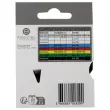 Ruban K7 pour titreuse DYMO S0720830 19mm blanc impression noire