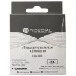 Ruban K7 pour titreuse DYMO S0721660 12mmx4 m blanc impression noire 