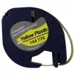 Ruban K7 pour titreuse DYMO S0721620 12mmx4 m jaune impression noire