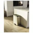Poubelle Decobin rectangulaire 65l d&eacute;cor m&eacute;tal 
