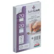 20 cartes Bristol 82x128 220g + enveloppes blanches 90x140 100 g/m²