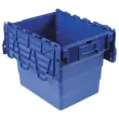 Bac navette gerbable 27 litres bleu 