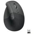 Souris ergonomique LIFT droitier Logitech gris foncé - For Business