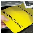 50 planches &eacute;tiquettes L210xH148mm, 100 &eacute;tiq/ bo&icirc;te, jaune 