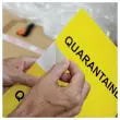 50 planches &eacute;tiquettes L210xH148mm, 100 &eacute;tiq/ bo&icirc;te, jaune 