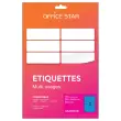 50 planches étiquettes L210xH148mm, 100 étiq/ boîte, bleu