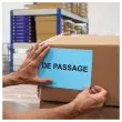 50 planches étiquettes L210xH148mm, 100 étiq/ boîte, bleu