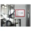 Cadre d'affichage magn&eacute;tique A4 -  rouge 