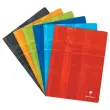 Cahier piqué 24x32 cm 96 pages grands carreaux - couleur aléatoire