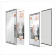 Porte-affiche clipsable A4 Nobo impression - argent