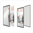 Porte-affiche clipsable A3 Nobo impression - noir 