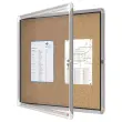 Vitrine d'int&eacute;rieur en li&egrave;ge Premium Plus - 6 x A4 - NOBO 