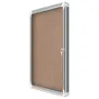 Vitrine d'int&eacute;rieur en li&egrave;ge Premium Plus - 6 x A4 - NOBO 