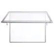 Vitrine d'extérieur étanche porte relevable 6A4