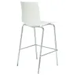 Tabouret haut FONDO HOCKER polypropyl&egrave;ne blanc 