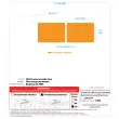 RL 4000 ETIQ 38X53MM ORANGE FLUO PERMANENT - mandrin 76