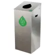 Poubelle de tri en aluminium