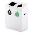 Poubelle 2 flux 110L