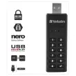 Cl&eacute; USB Chiffr&eacute;e Verbatim 128Go USB 3.0 