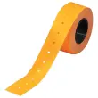 6 Rouleaux de 1000 étiquettes 21x12mm orange pour pince 146492