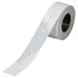 6 Rouleaux de 1000 étiquettes 21x12mm blanc pour pince 146492