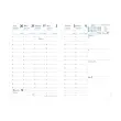 Agenda semainier QuoVadis Bloom - 10x15cm - Rose