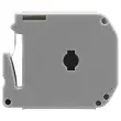 Ruban comp BROTHER M-K231B 12mm blanc impression noire 
