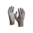 10 paires de gants nylon fibres gris