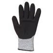 12 paires de gants manutention - mousse nitrile SANDY - gris/noir - Taille 11 - RG 