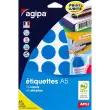 Pastilles gommettes de signalisation rondes - &Oslash;15 mm - Coloris assortis - APLI 