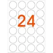 Pastilles gommettes de signalisation rondes - &Oslash;15 mm - Coloris assortis - APLI 