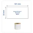 Rouleau de 220 étiquettes blanches 101x54 mm pour DYMO LW 450