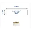 Rouleau de 110 étiquettes blanches 50x12 mm pour DYMO LW 450