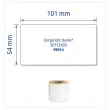 Rouleau de 100 étiquettes blanches 101x54 mm pour DYMO LW 450