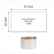Rouleau de 1000 étiquettes blanches 57x32 mm pour DYMO LW 450