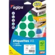 Pastilles gommettes de signalisation rondes - Ø15 mm - Coloris assortis - APLI