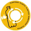 couvercle de tri selectif jaune